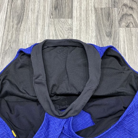 LUCY Halter Neck Keyhole Back Blue Activewear Tank Top Women's Size Small - Picture 6 of 10